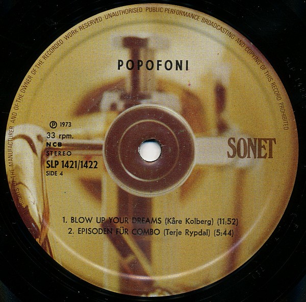 Popofoni, original label side 4