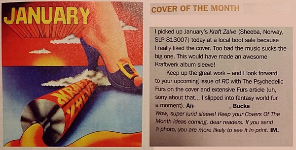 Cover of the month - January: Kraftzalve